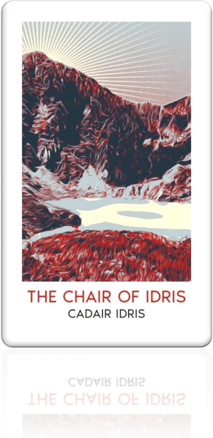 Welsh Fridge Magnet - The Chair Of Idris (Cadair Idris) Pop Art Style