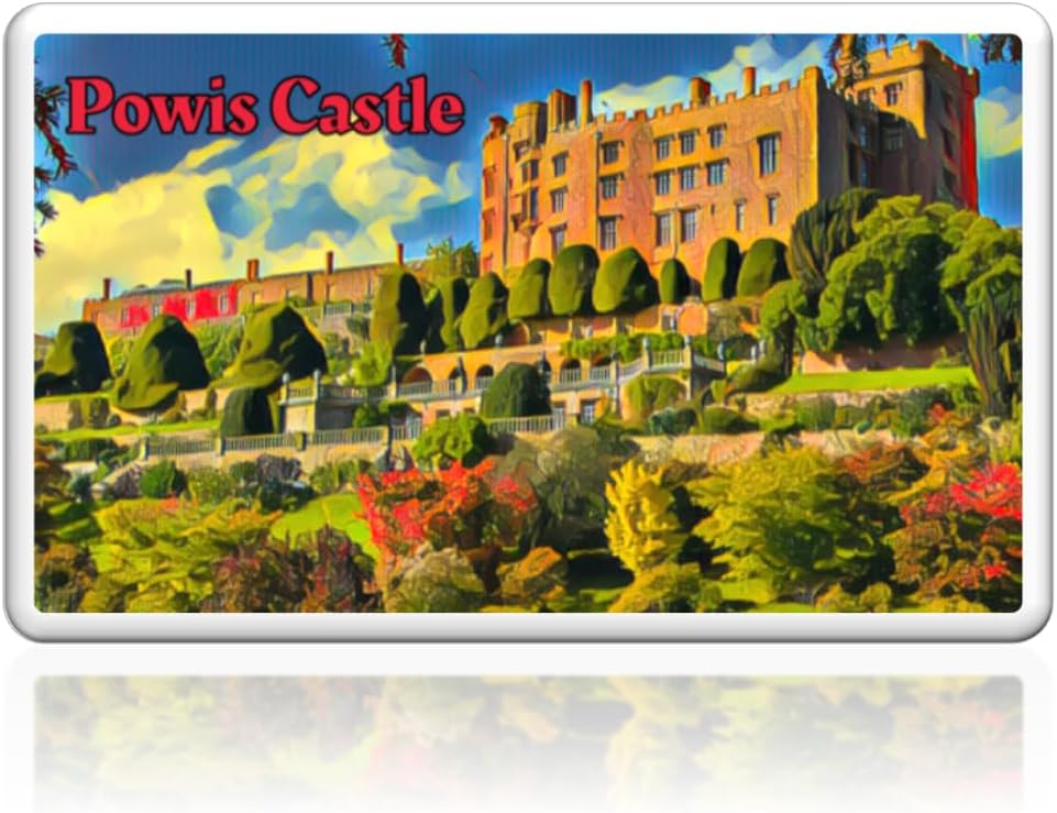 Welsh Fridge Magnet - Powis Castle