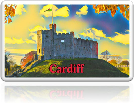 Welsh Fridge Magnet - Cardiff