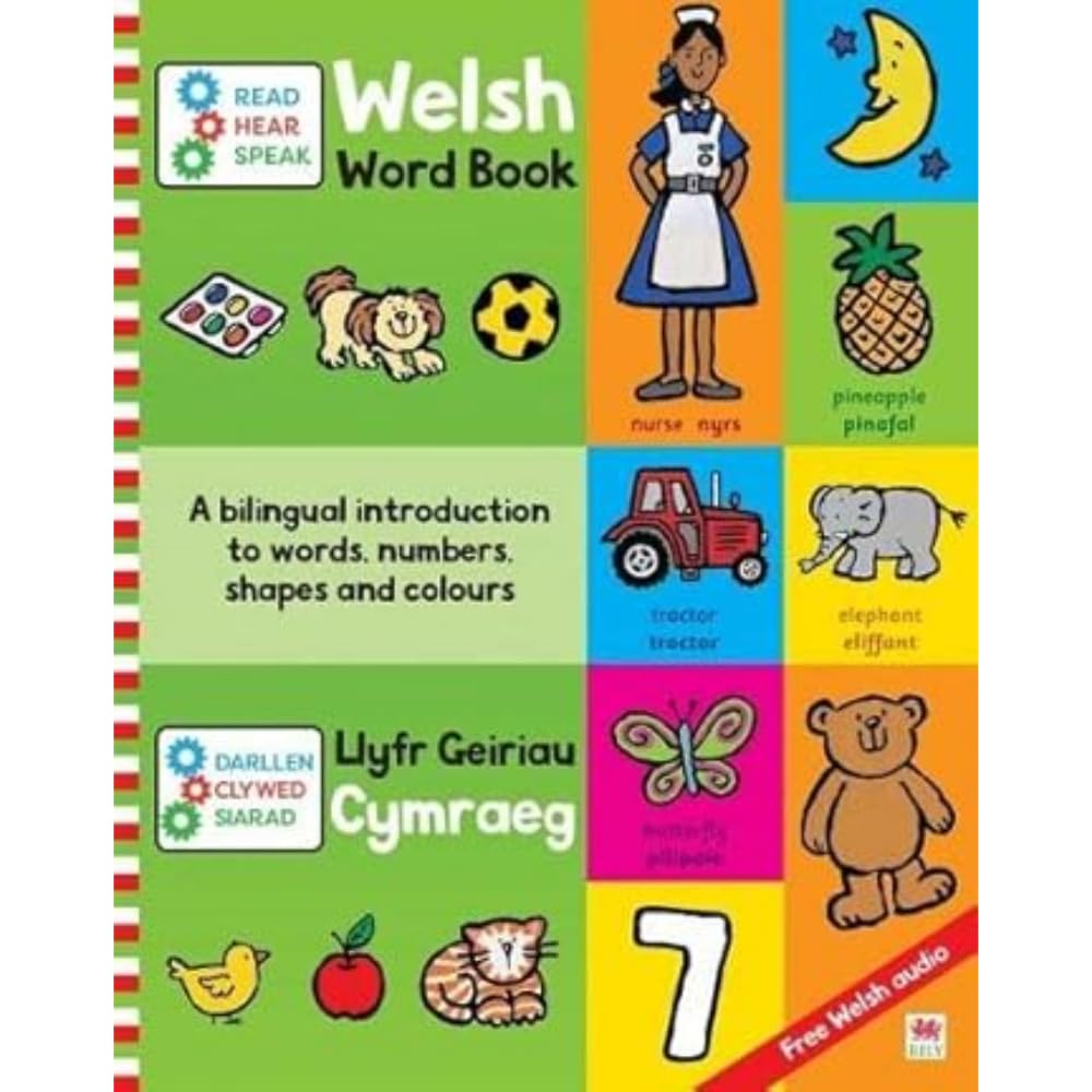 Book - Darllen, Clywed, Siarad: Llyfr Geiriau Cymraeg / Read, Hear, Speak: Welsh Word Book - Paperback