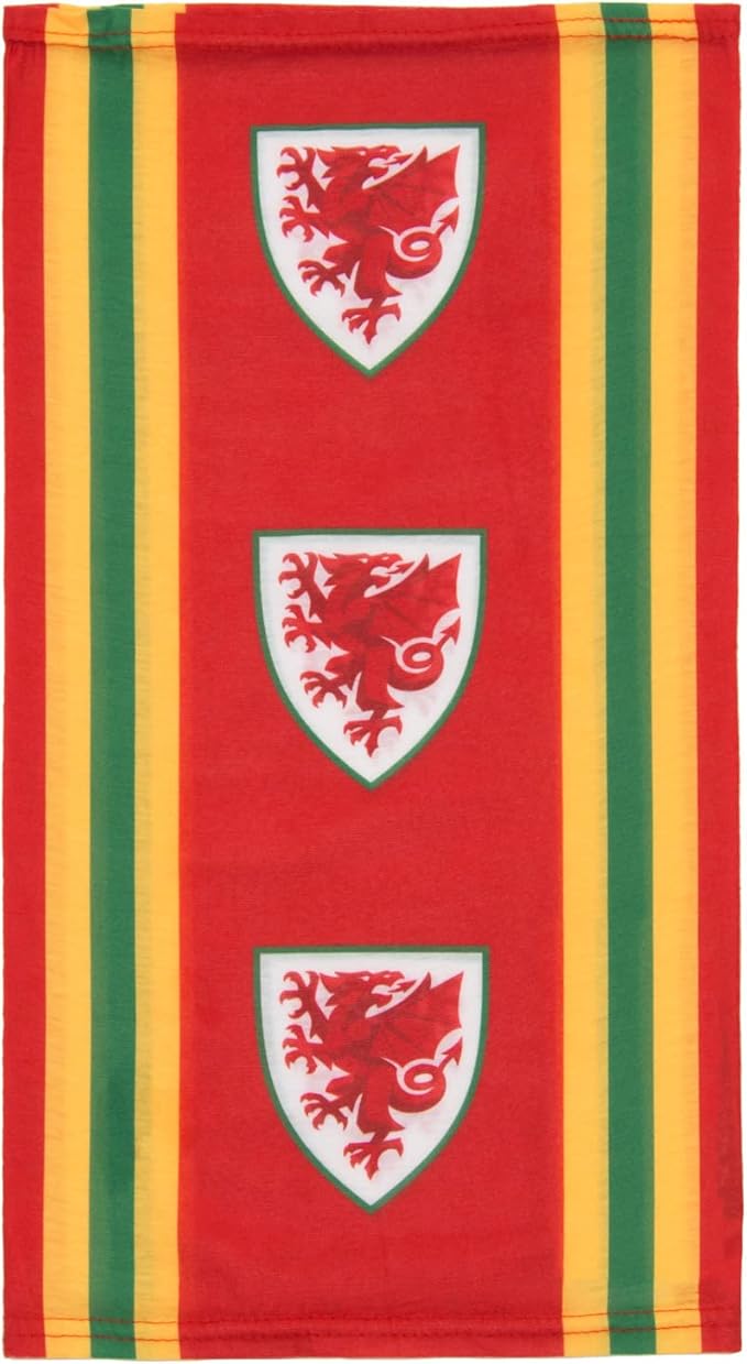 Wales FA Snood Retro Bar Official FAW Football Gift