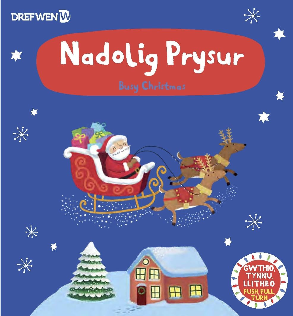 Llyfr - Nadolig Prysur / Busy Christmas - Hardback