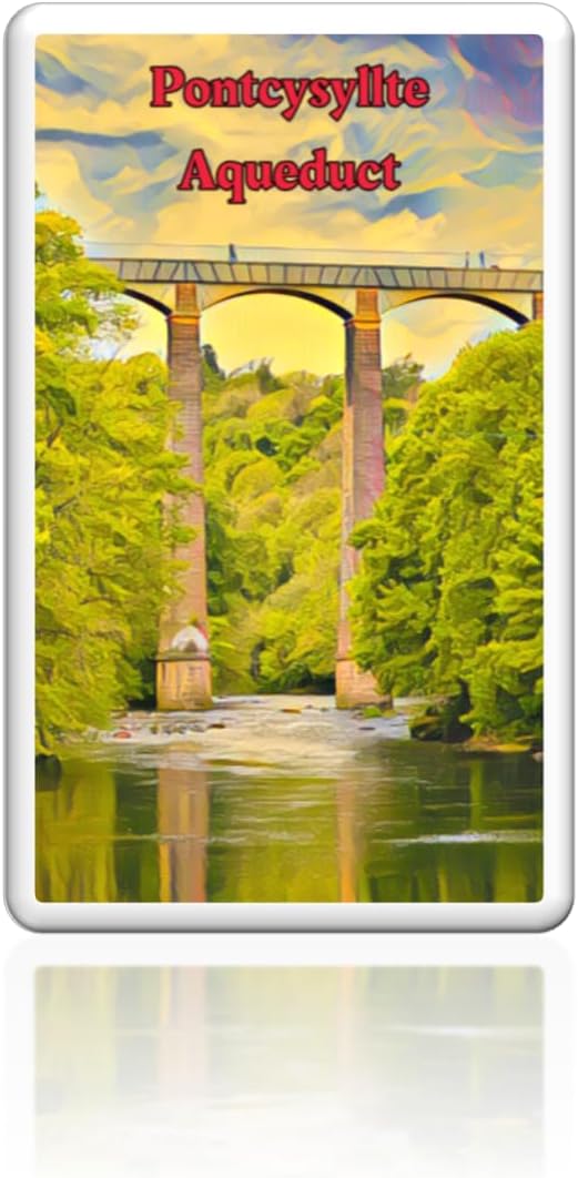 Magnet Oergell Cymru - Traphont Ddŵr Pontcysyllte