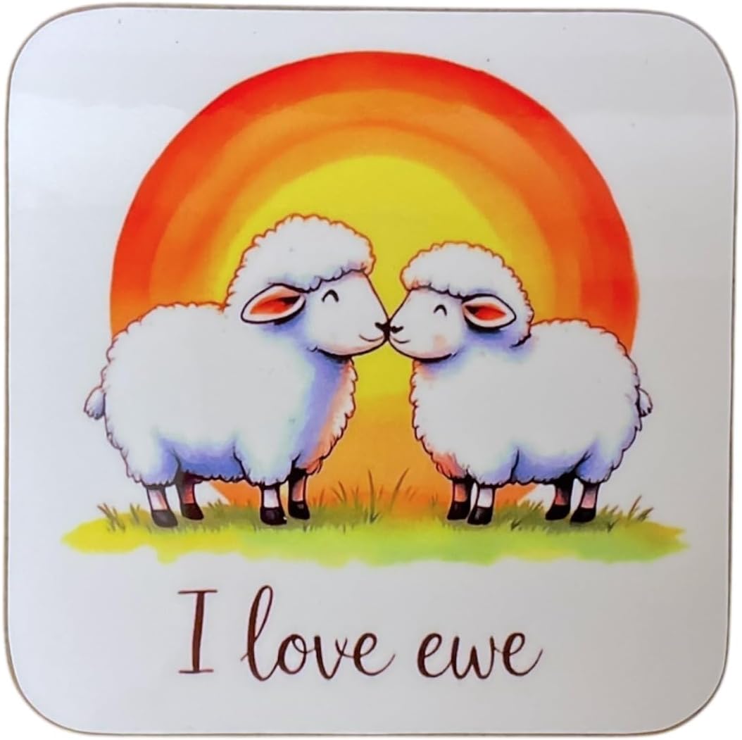 I love Ewe - Sunset Coaster