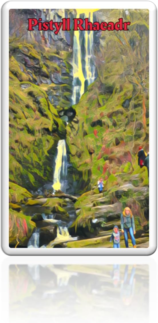 Welsh Fridge Magnet - Pistyll Rhaeadr