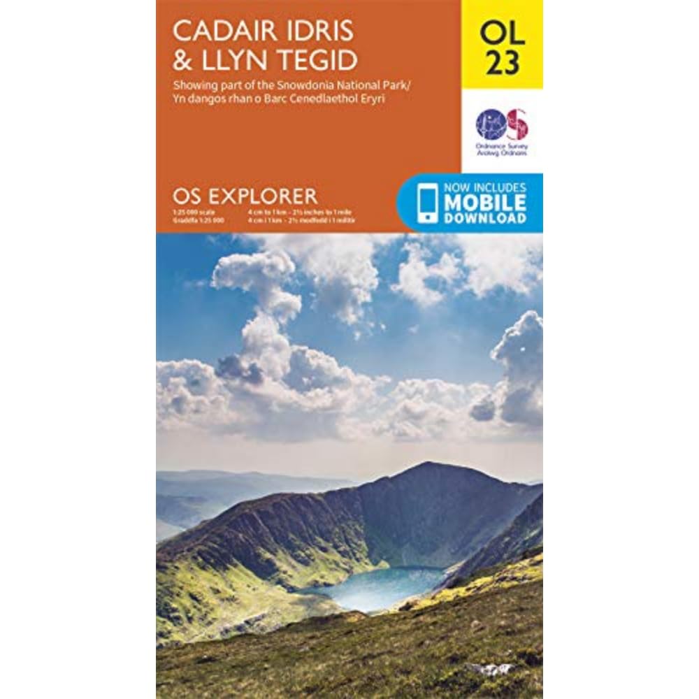 Map - OS Explorer OL 23 Cadair Idris a Llyn Tegid