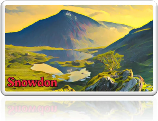 Welsh Fridge Magnet - Snowdon ( Yr Wyddfa) Magnet