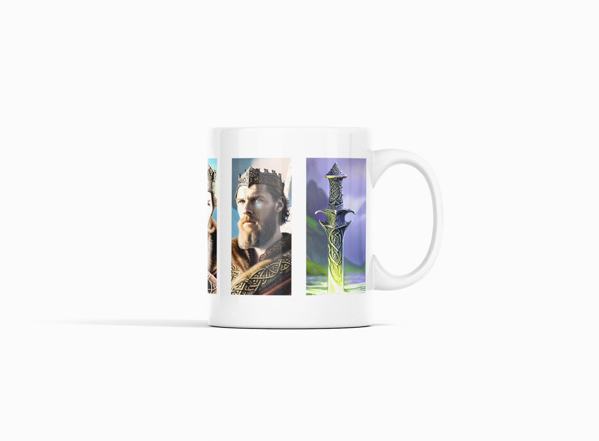 Welsh Legends - King Arthur Excalibur Sword Mug