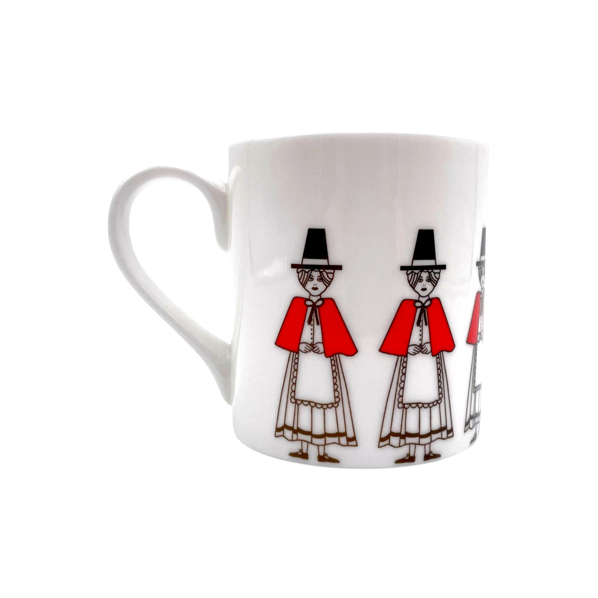 Traditional Welsh Lady Bone China Mug 10oz