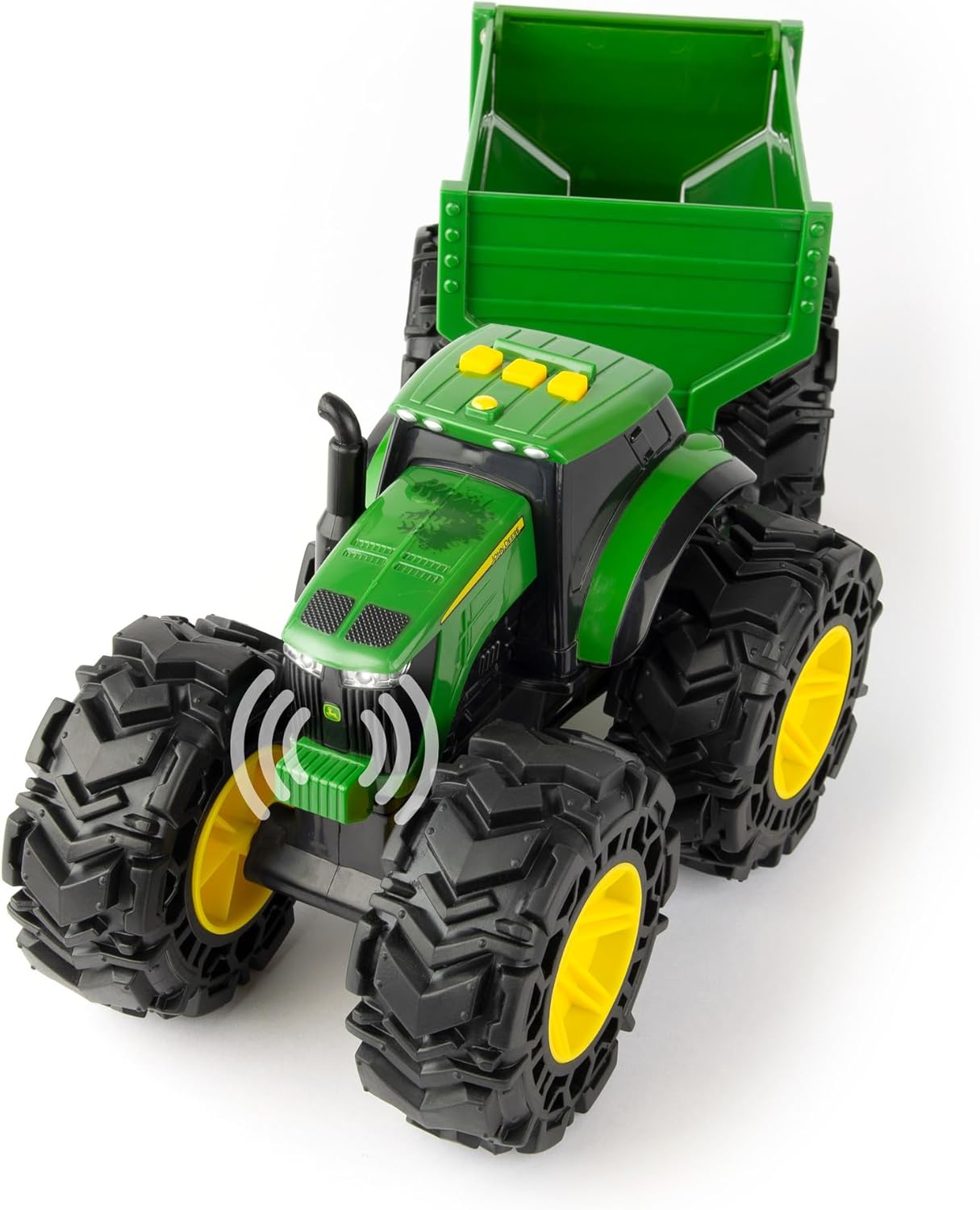 John Deere Kids Lights & Sounds Tractor with Wagon