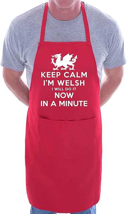 Keep Calm I'm Welsh Cooking Apron