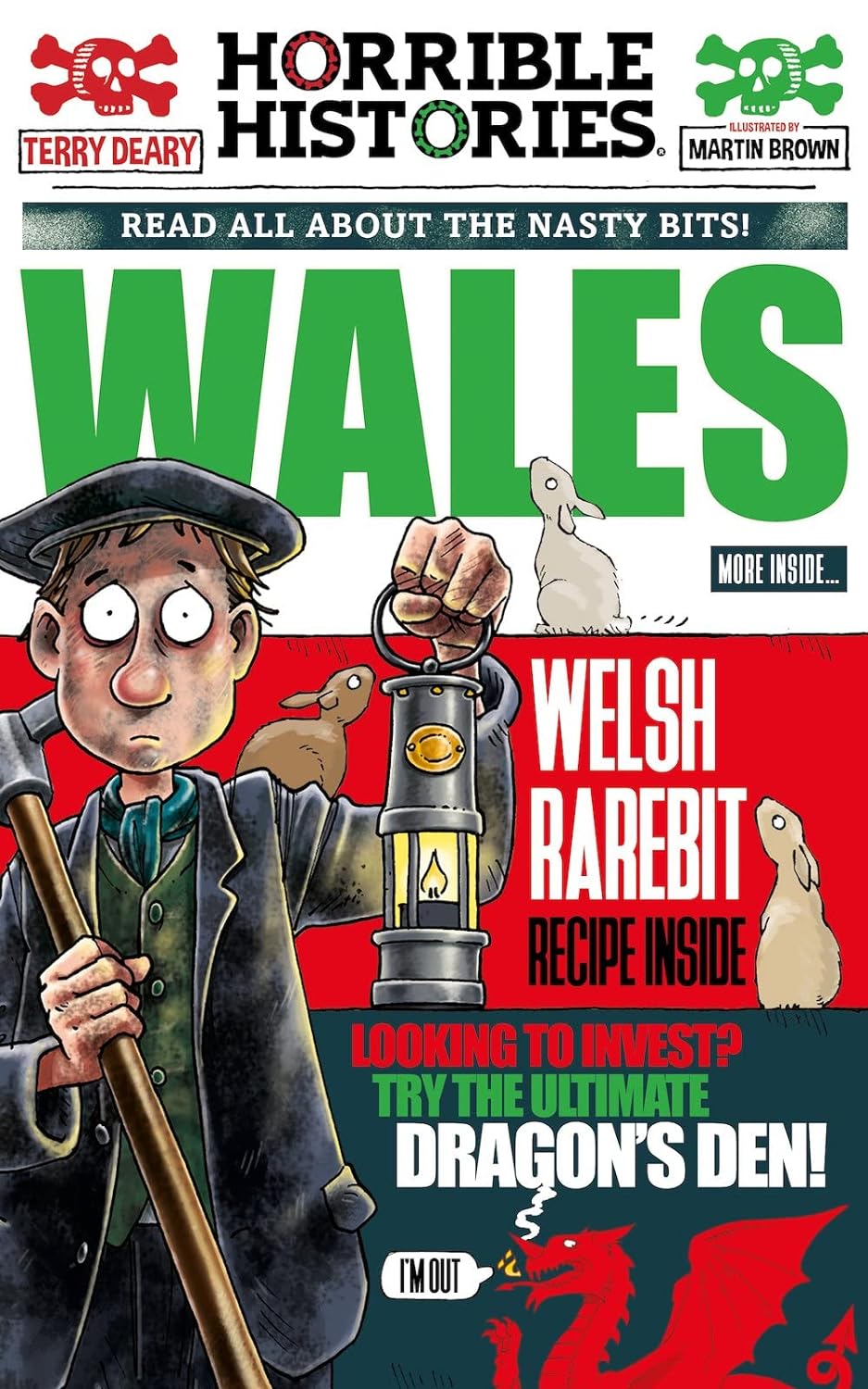 Book - Horrible Histories: Wales (Newspaper Edition) - Clawr Meddal