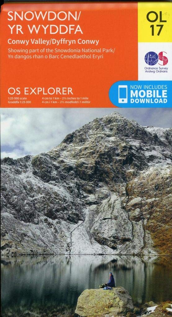 Map - O.S. Explorer OL 17 Snowdon/Yr Wyddfa