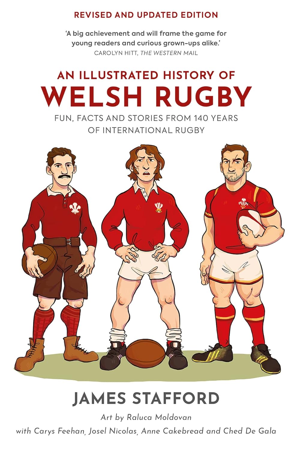 Book - An Illustrated History of Welsh Rugby: Fun, Facts and Stories From 140 Years of International Rugby - Paperback