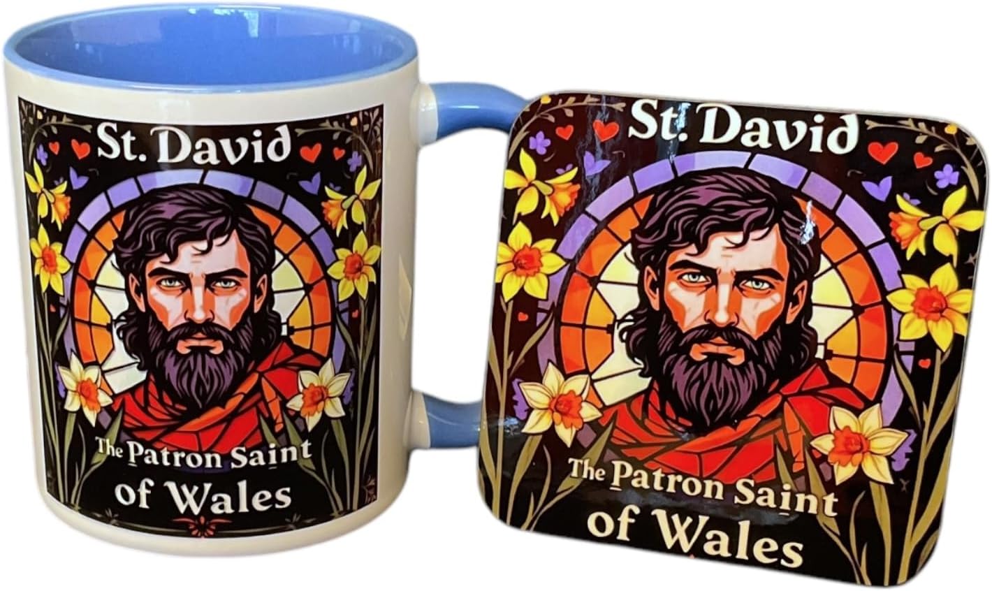 Saint David - Patron Saint Of Wales - Portrait Gift Set