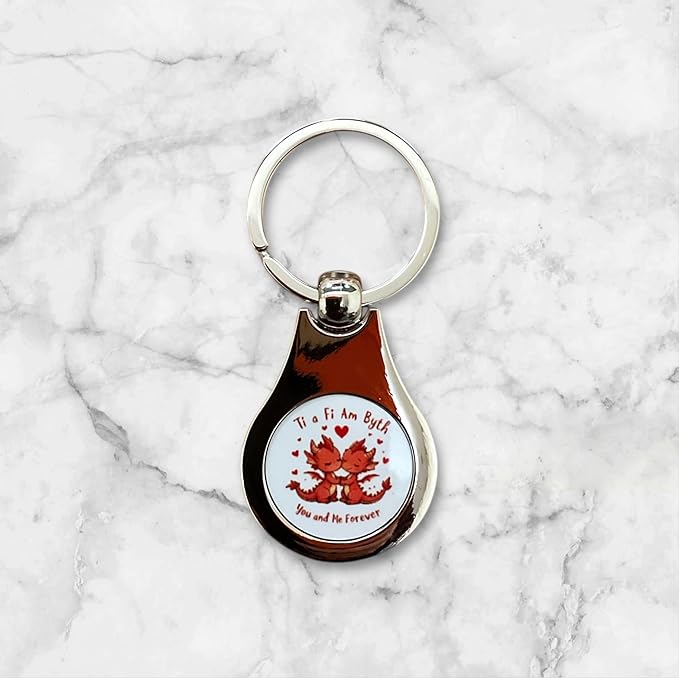 You and Me Forever - Ti a Fi Am Byth Keyring