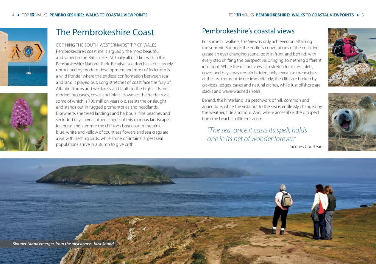 Book - Pembrokeshire Coastal Viewpoints: Circular walks with the most stunning views in Pembrokeshire - Paperback