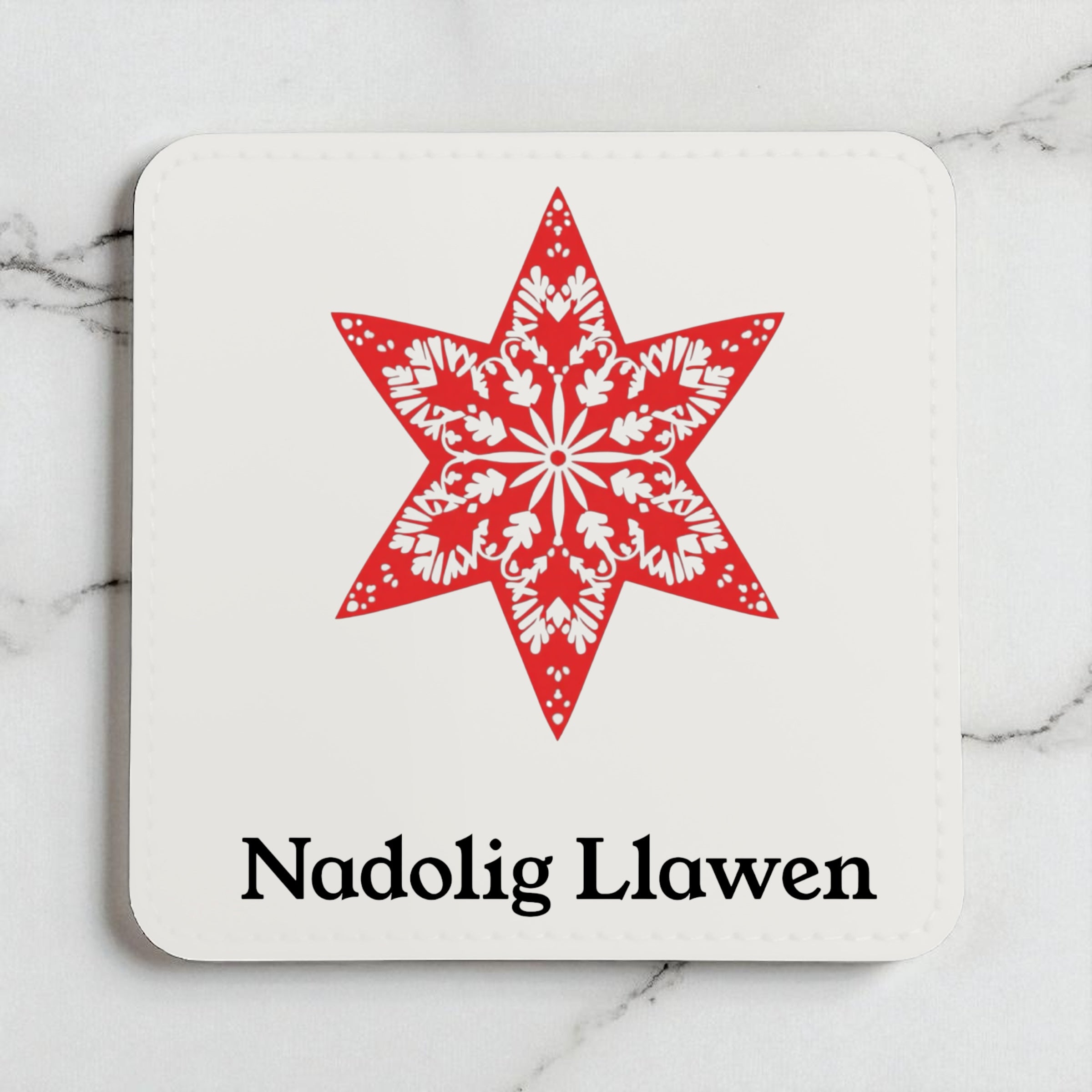 Nadolig Llawen Coaster Set