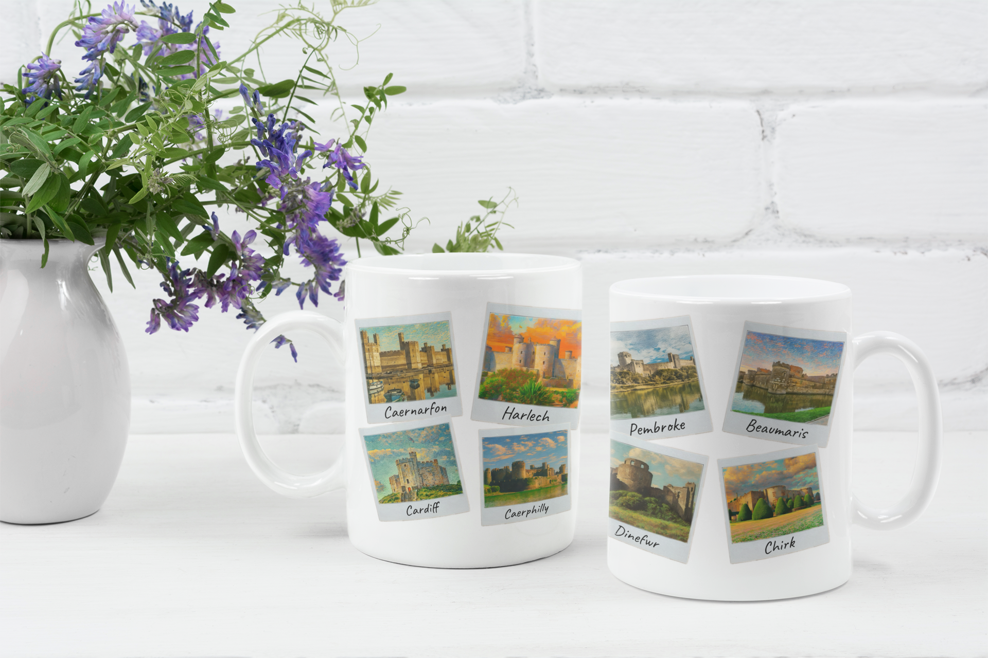 Welsh Castles Photo Album Mug