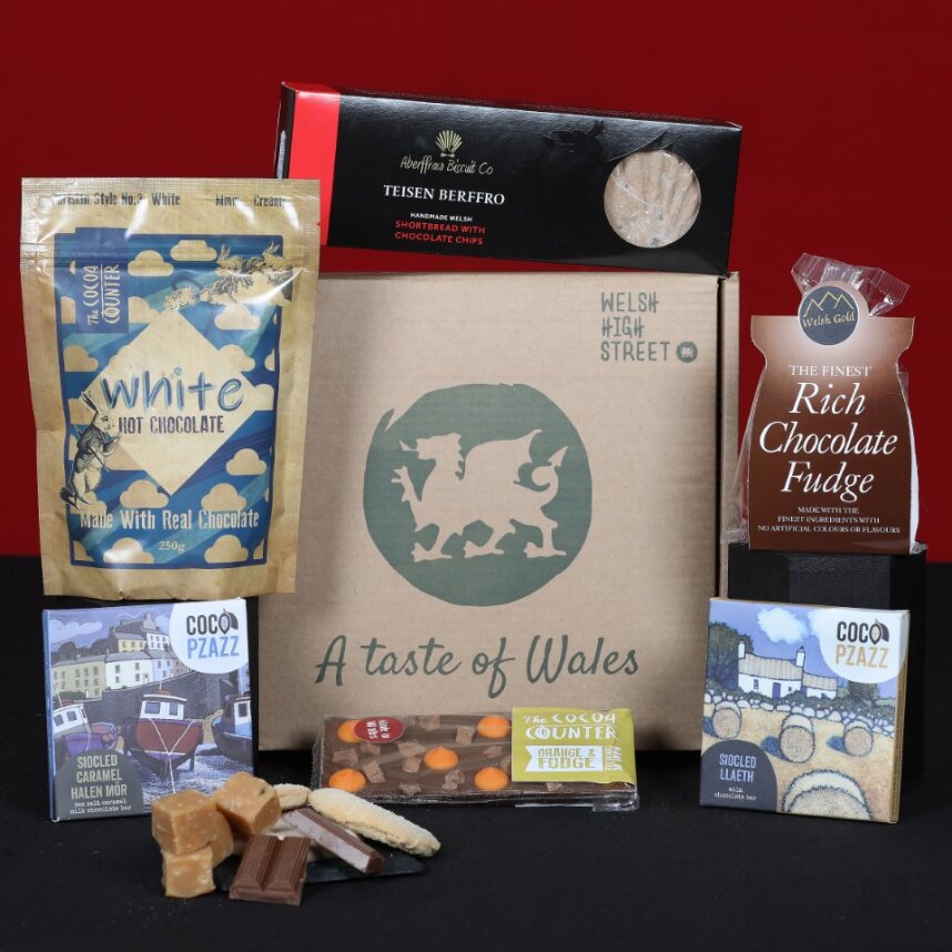 Chocolate Hamper - Welsh Chocolate Gift Box Food & Drink Gift Set