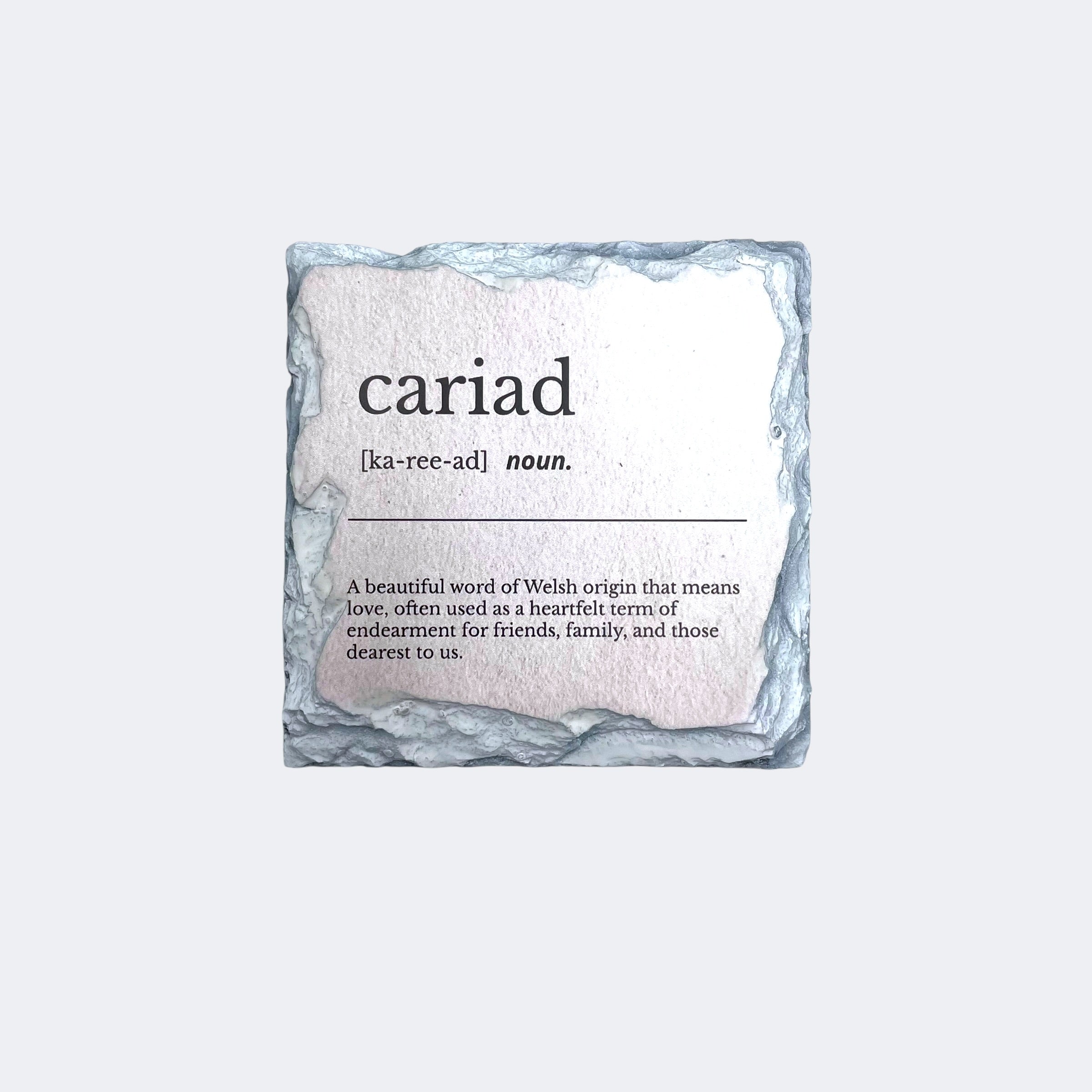 Set Coaster Llechen Disgrifiadol Enwau Cymraeg