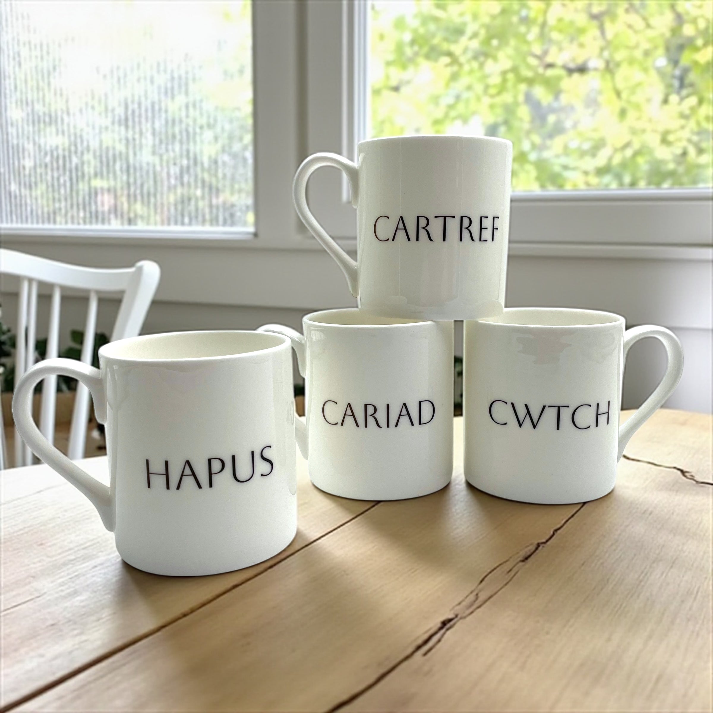 The Love Noun Bone China Mug Set