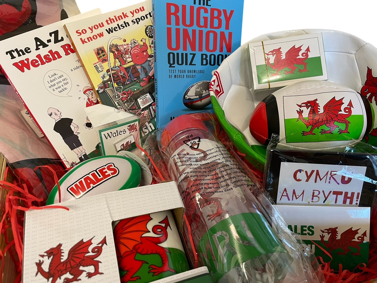 Hamper Cymreig Campau Tân y Ddraig