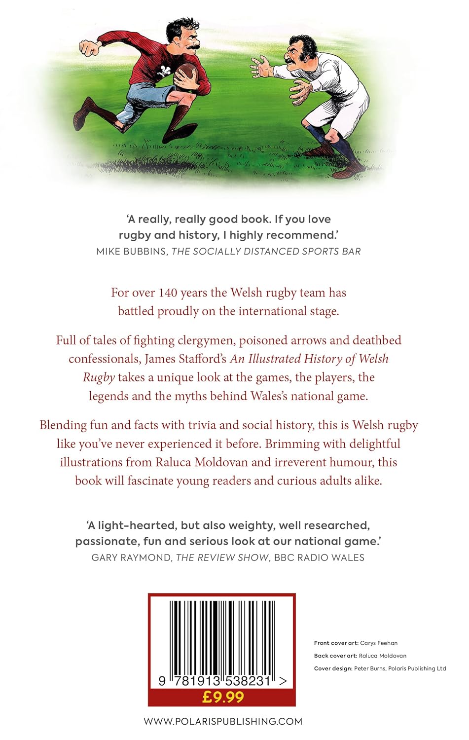 Book - An Illustrated History of Welsh Rugby: Fun, Facts and Stories From 140 Years of International Rugby - Paperback