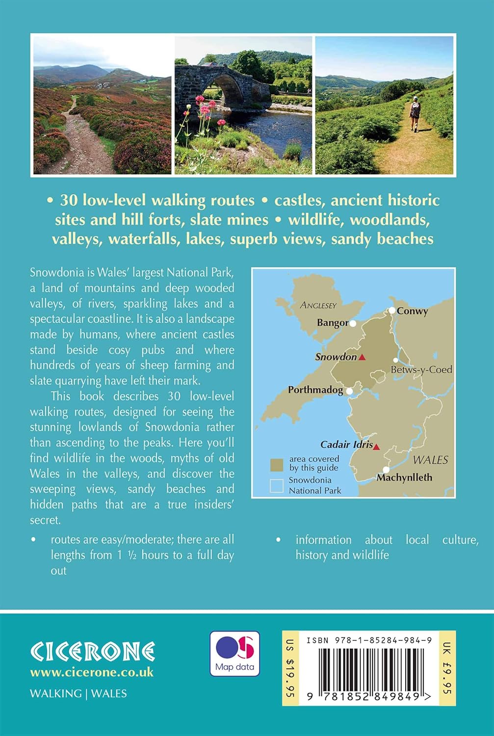 Book - Snowdonia: North - 30 Low-Level and Easy Walks - Paperback