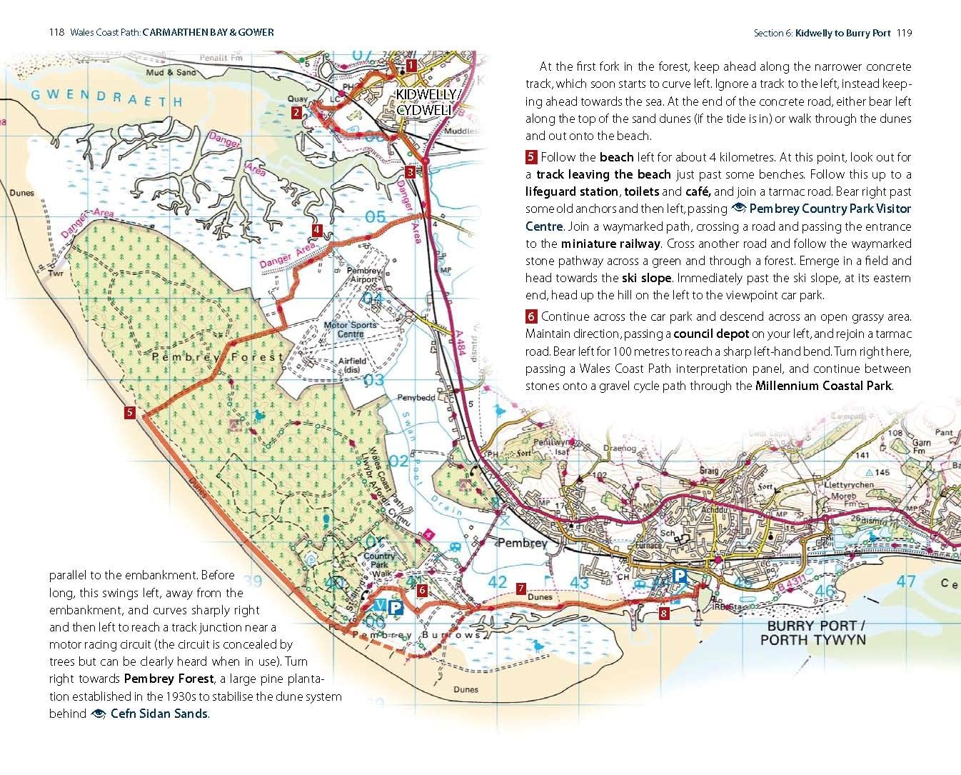 Archebwch - Bae Caerfyrddin a Gŵyr: Dinbych-y-pysgod i Abertawe, Tywysydd Swyddogol - Clawr Caled