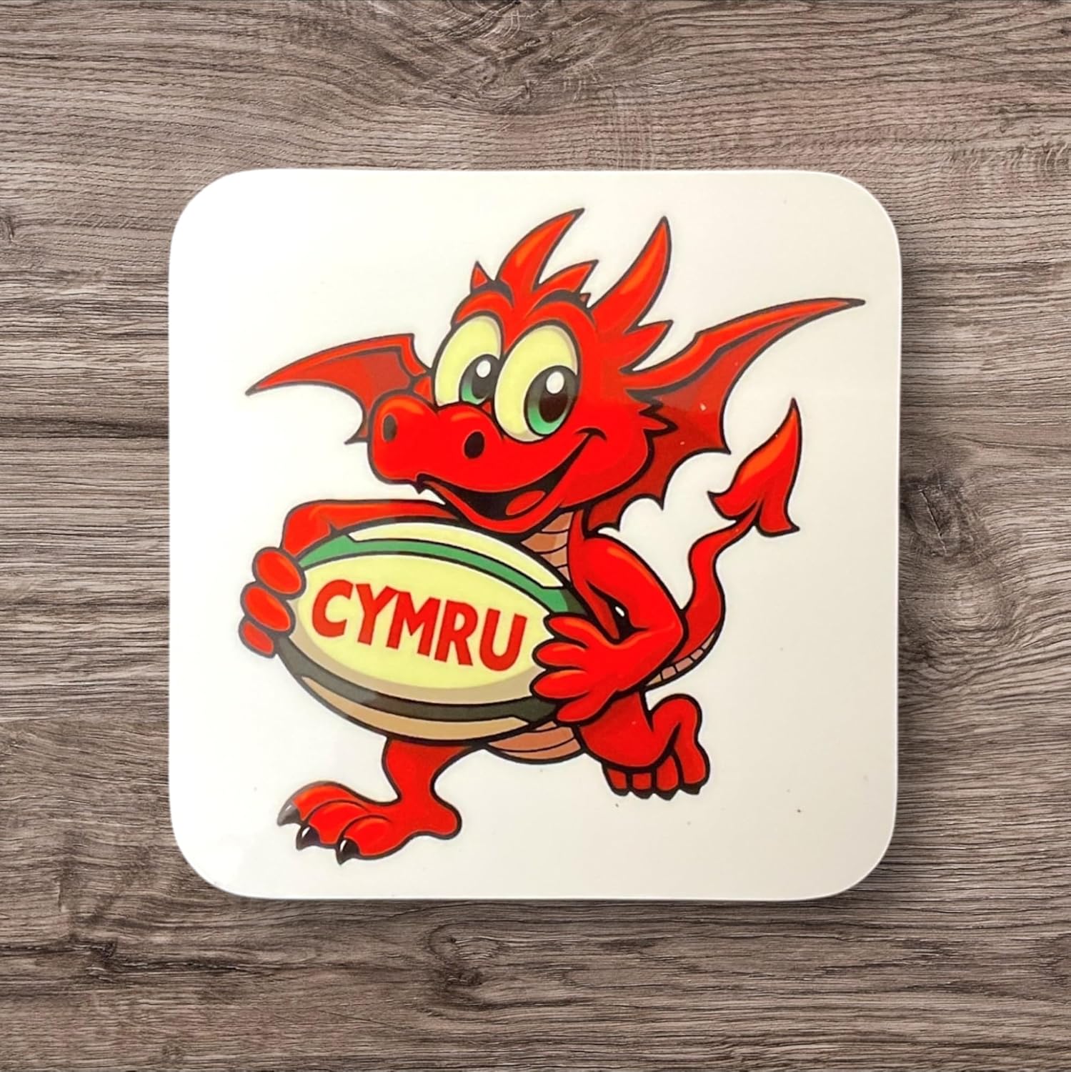 Welsh Rugby Coaster - Cymru!