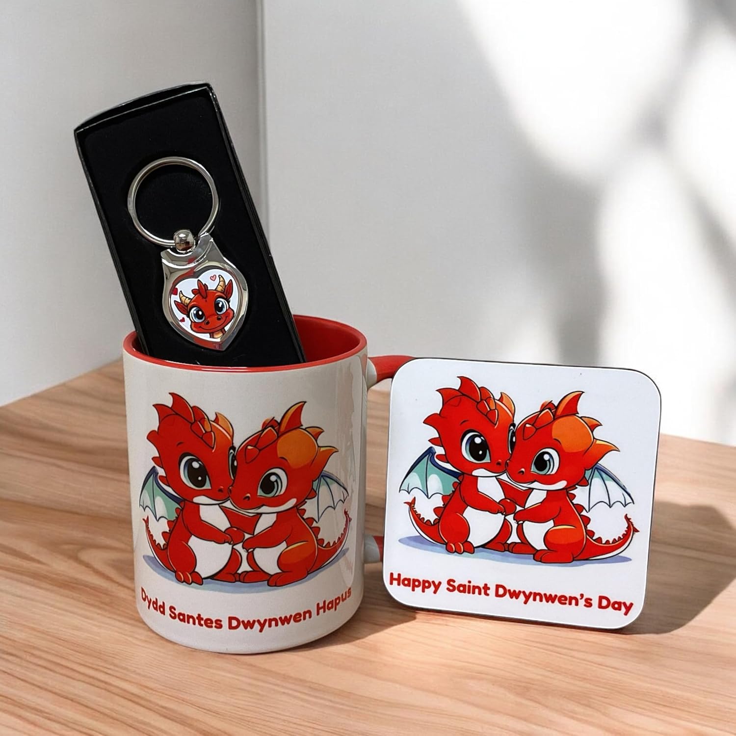 Happy Saint Dwynwen's Day - Cute Couple Gift Set