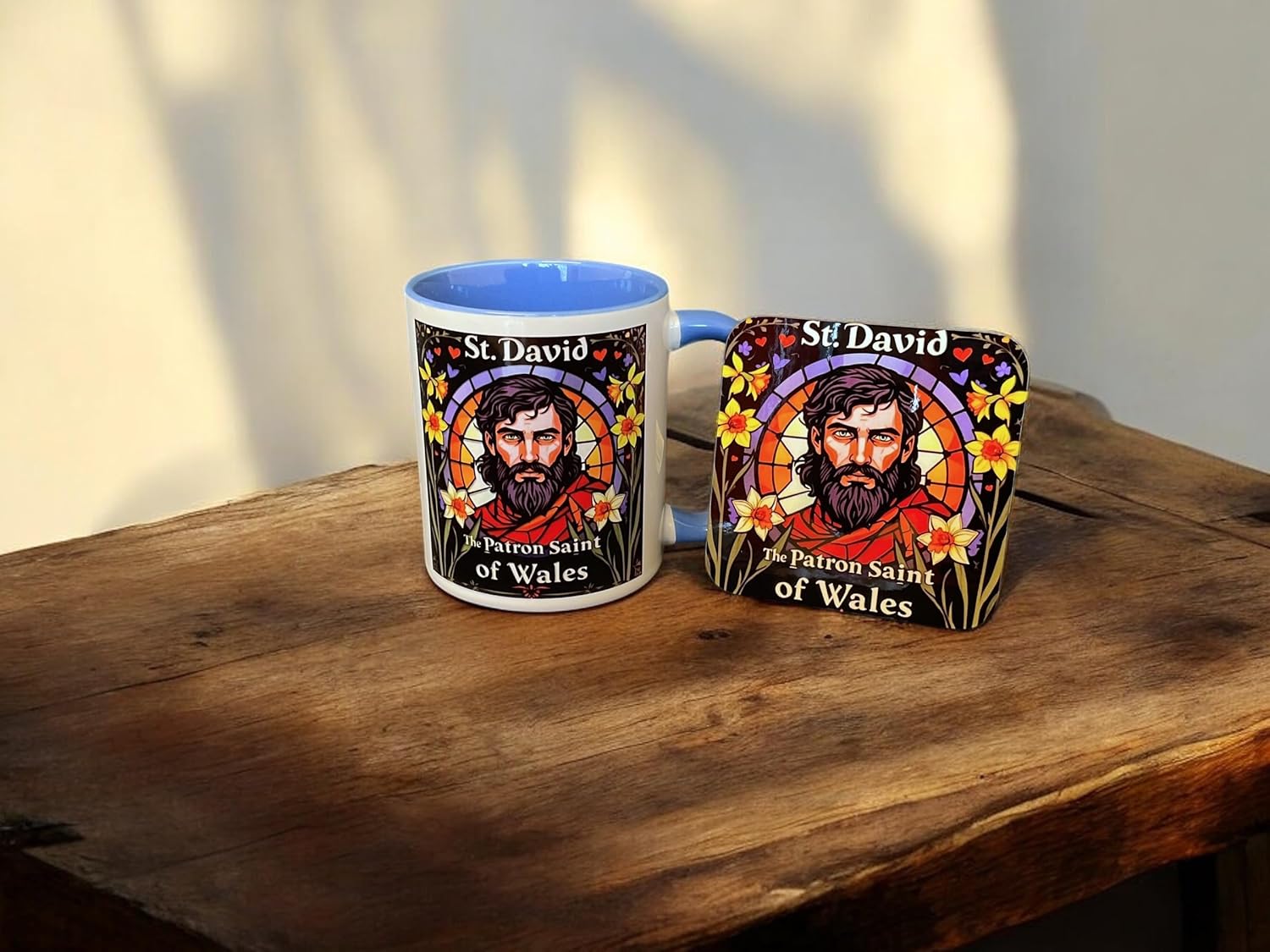 Saint David - Patron Saint Of Wales - Portrait Gift Set