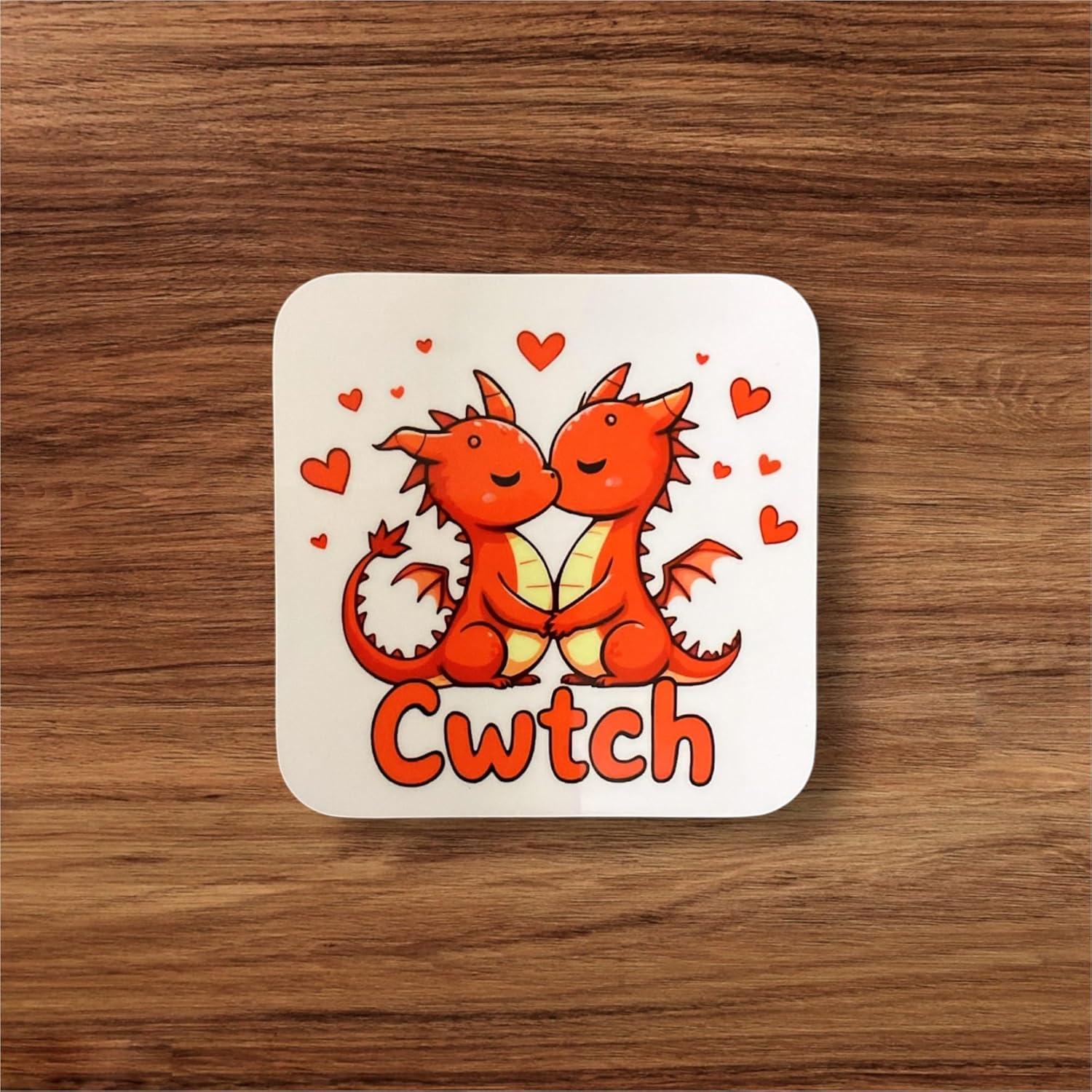 Cwtch - Sweet Couple Coaster