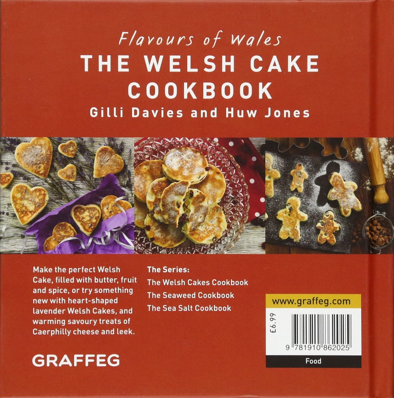 Book - Flavours of Wales: The Welsh Cake Cookbook - Paperback - Hardback