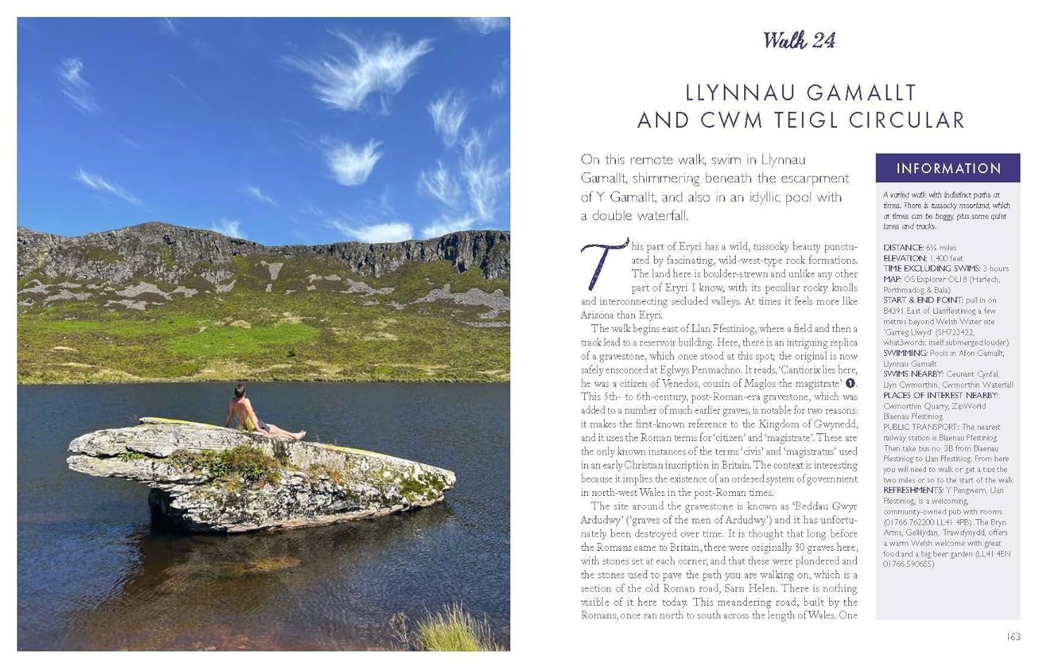 Book - Wild Swimming Walks: Snowdonia Eryri - Paperback