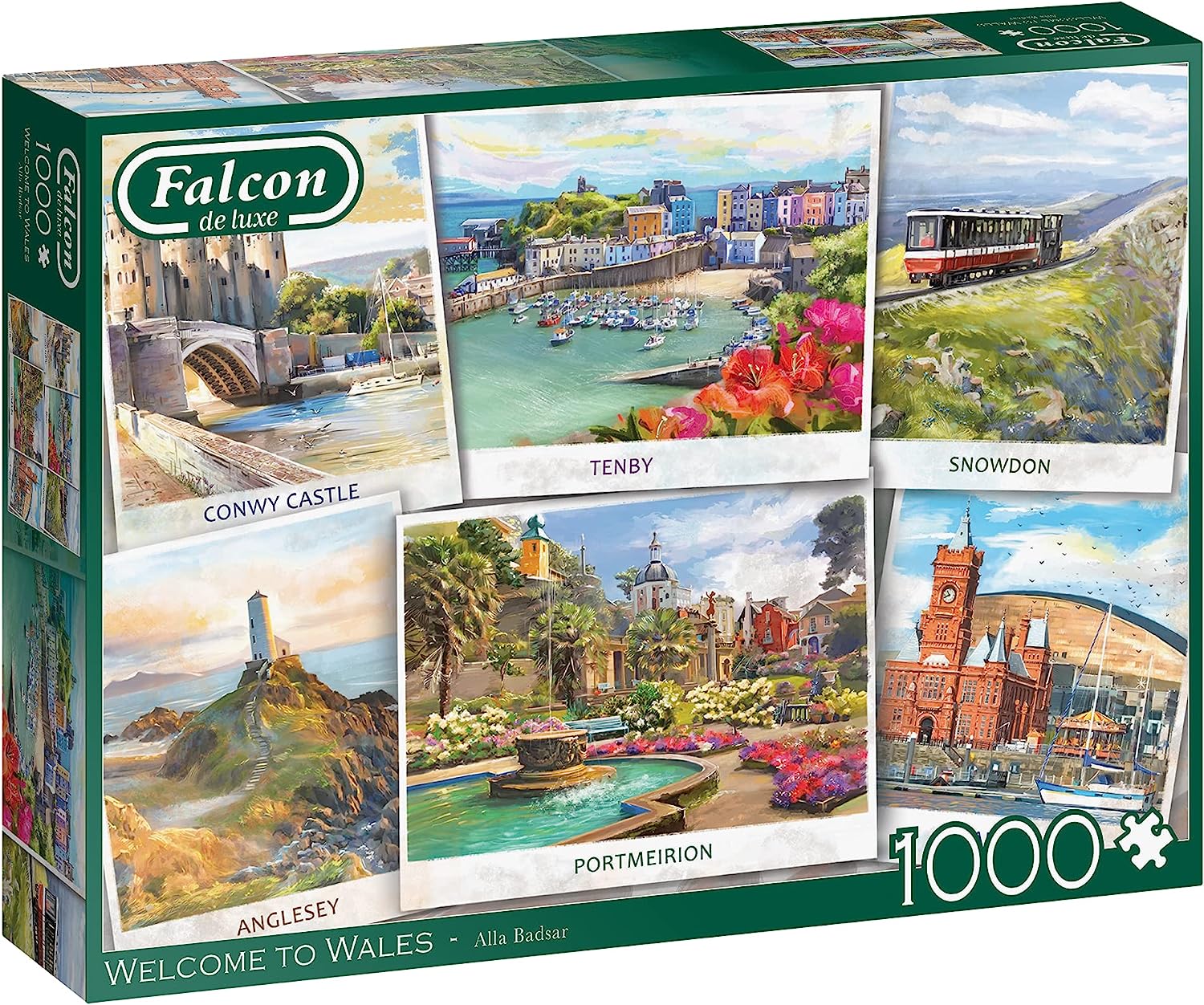 Welcome to Wales Postcards Jigsaw Puzzle - 1000 pieces