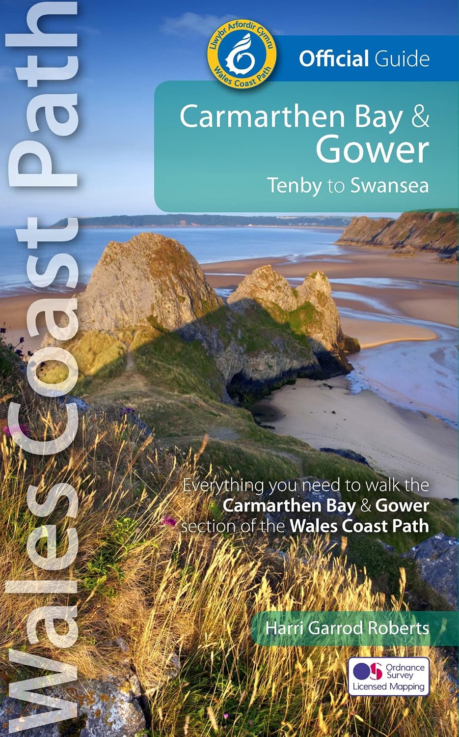 Book - Carmarthen Bay & Gower: Tenby to Swansea, Official Guide - Hardback