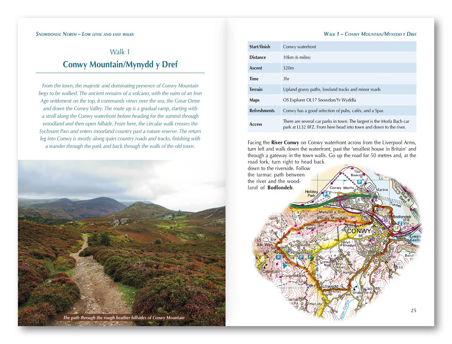 Book - Snowdonia: North - 30 Low-Level and Easy Walks - Paperback