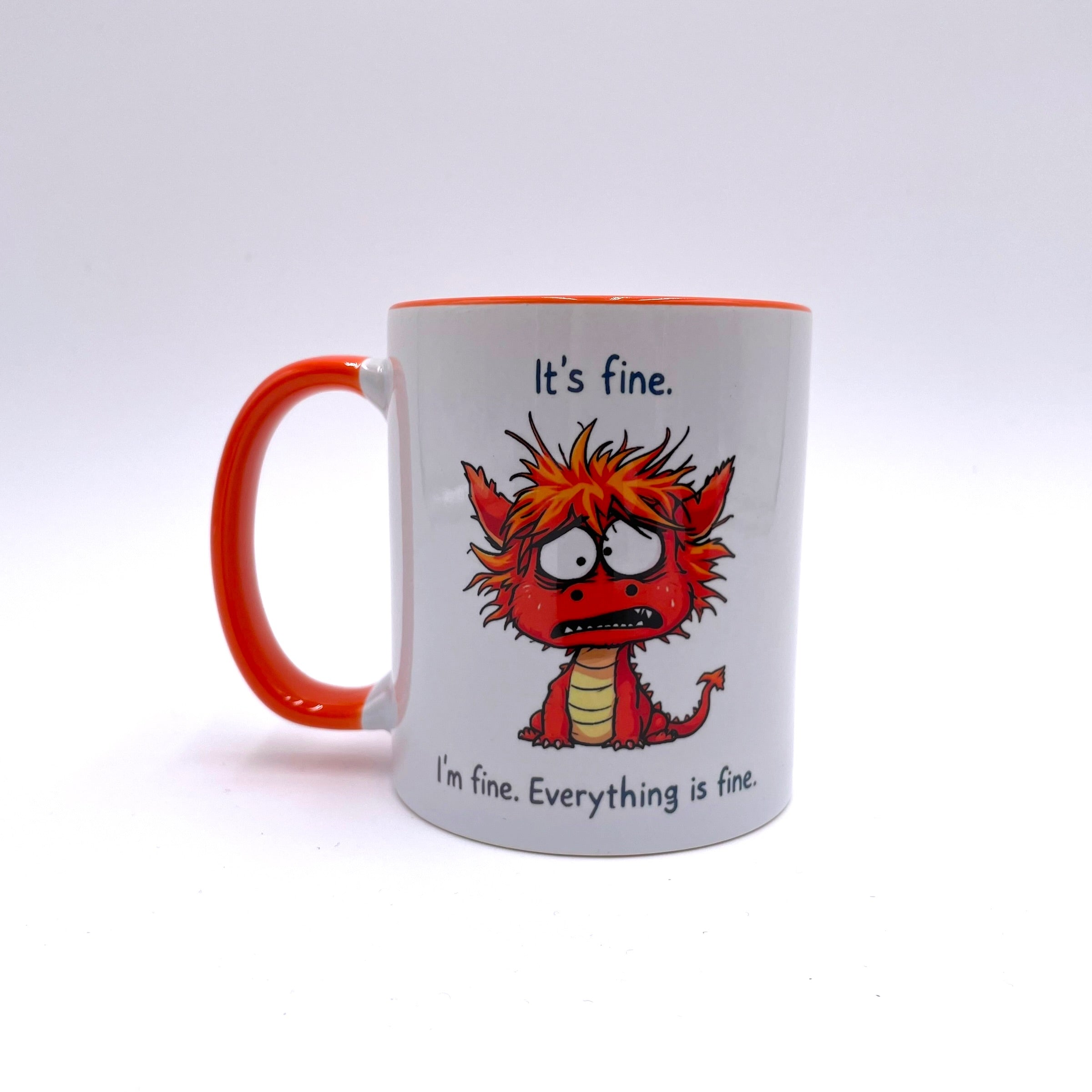 It's fine, I'm fine. Everything is fine! - Funny Welsh Mug