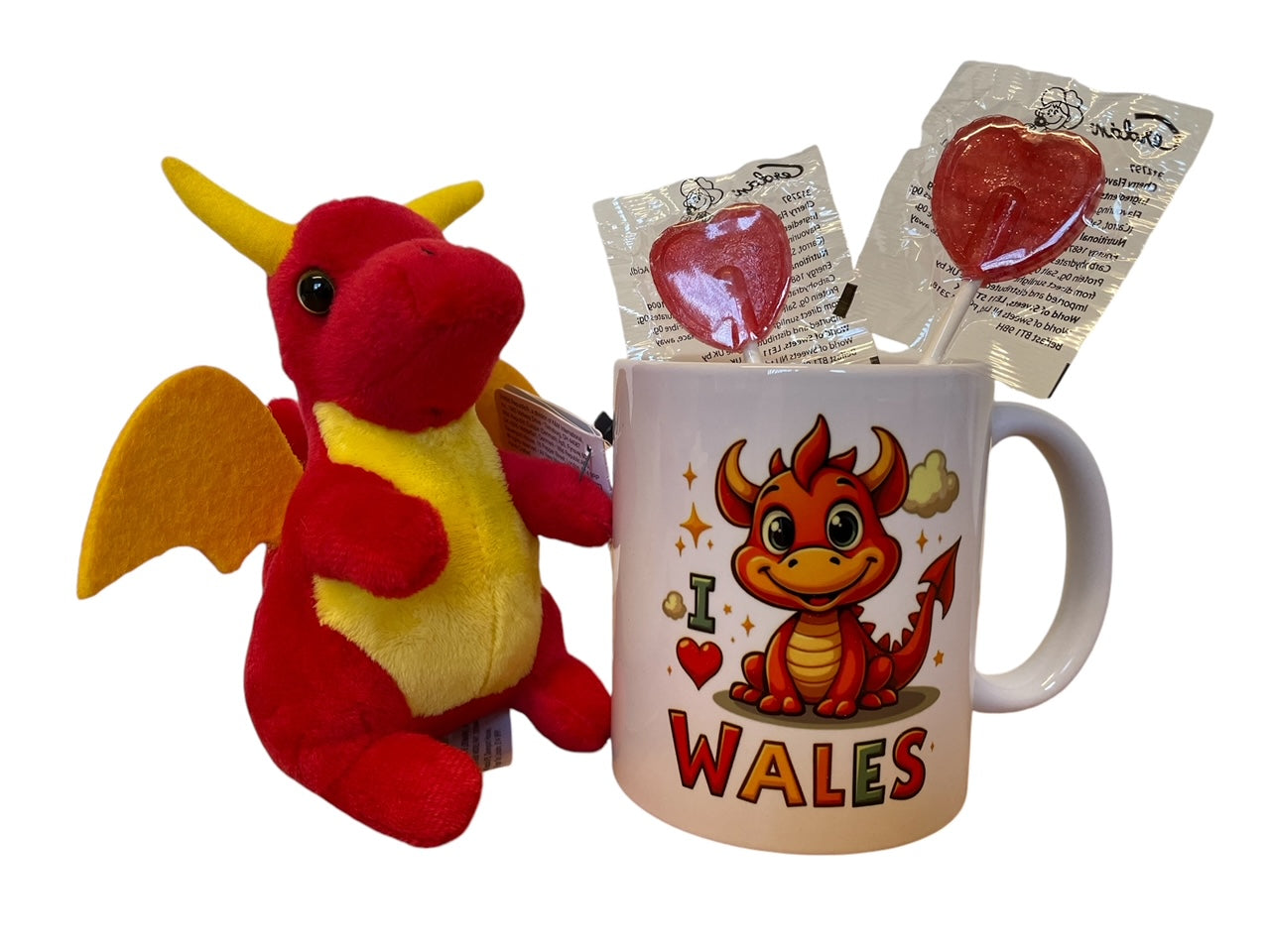 I Love Wales Dragon Mug Set