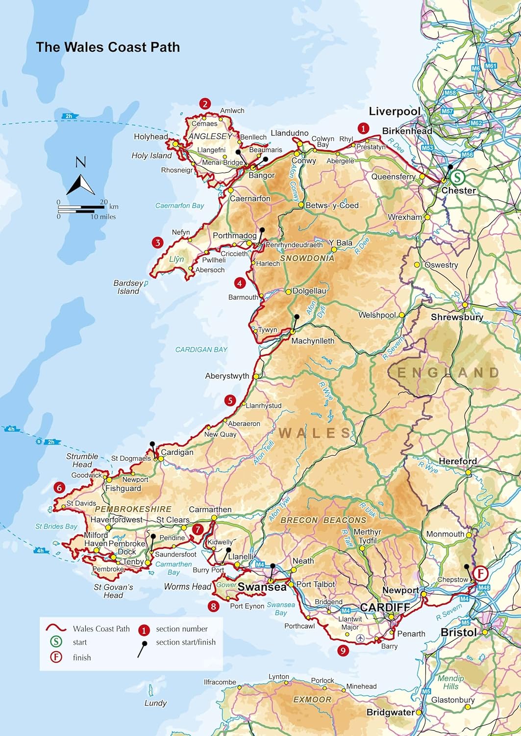 Archebwch - Cerdded Llwybr Arfordir Cymru / Llwybr Arfordir Cymru - Clawr Meddal