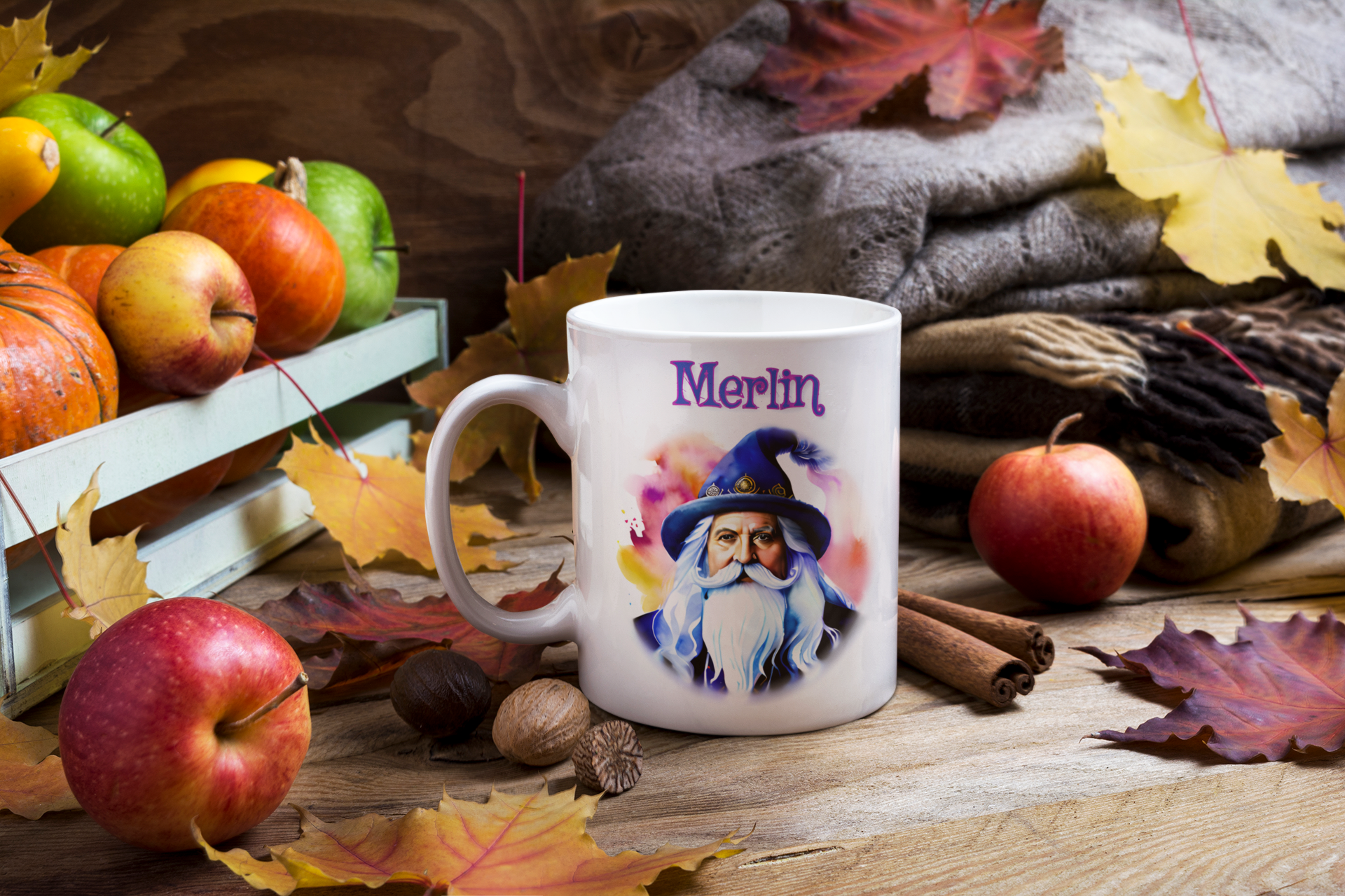 Merlin - Water Colour Legend Mug