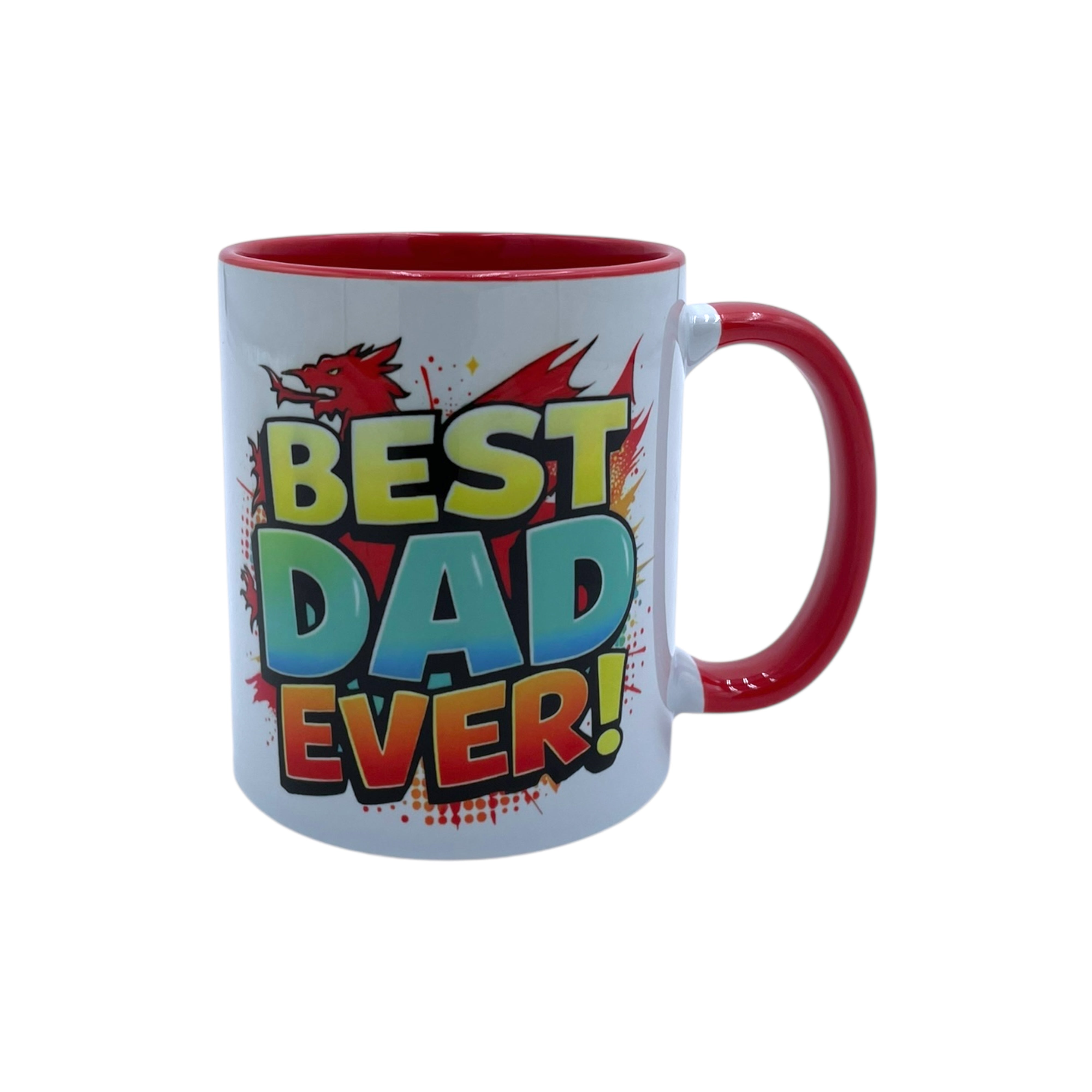 Best Dad Ever! Red Mug