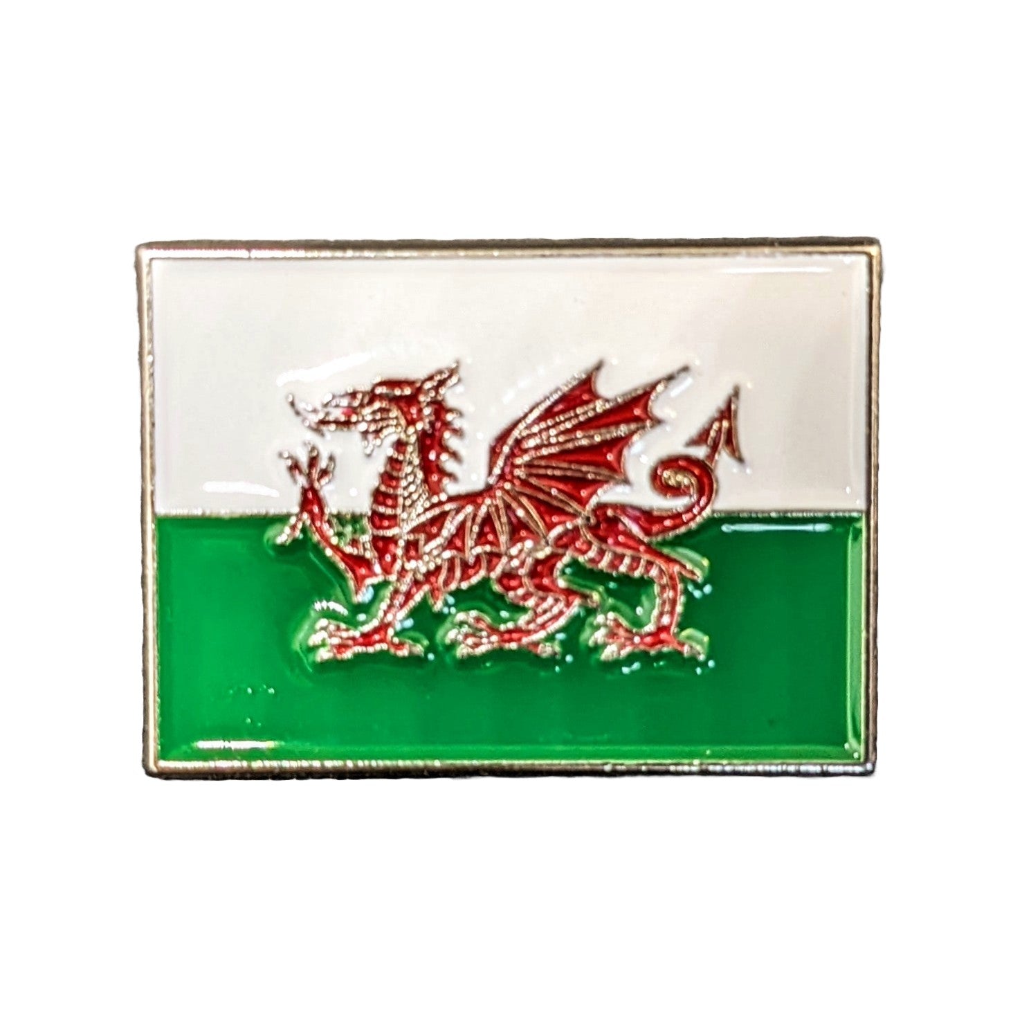 Welsh Dragon Flag Pin Badge