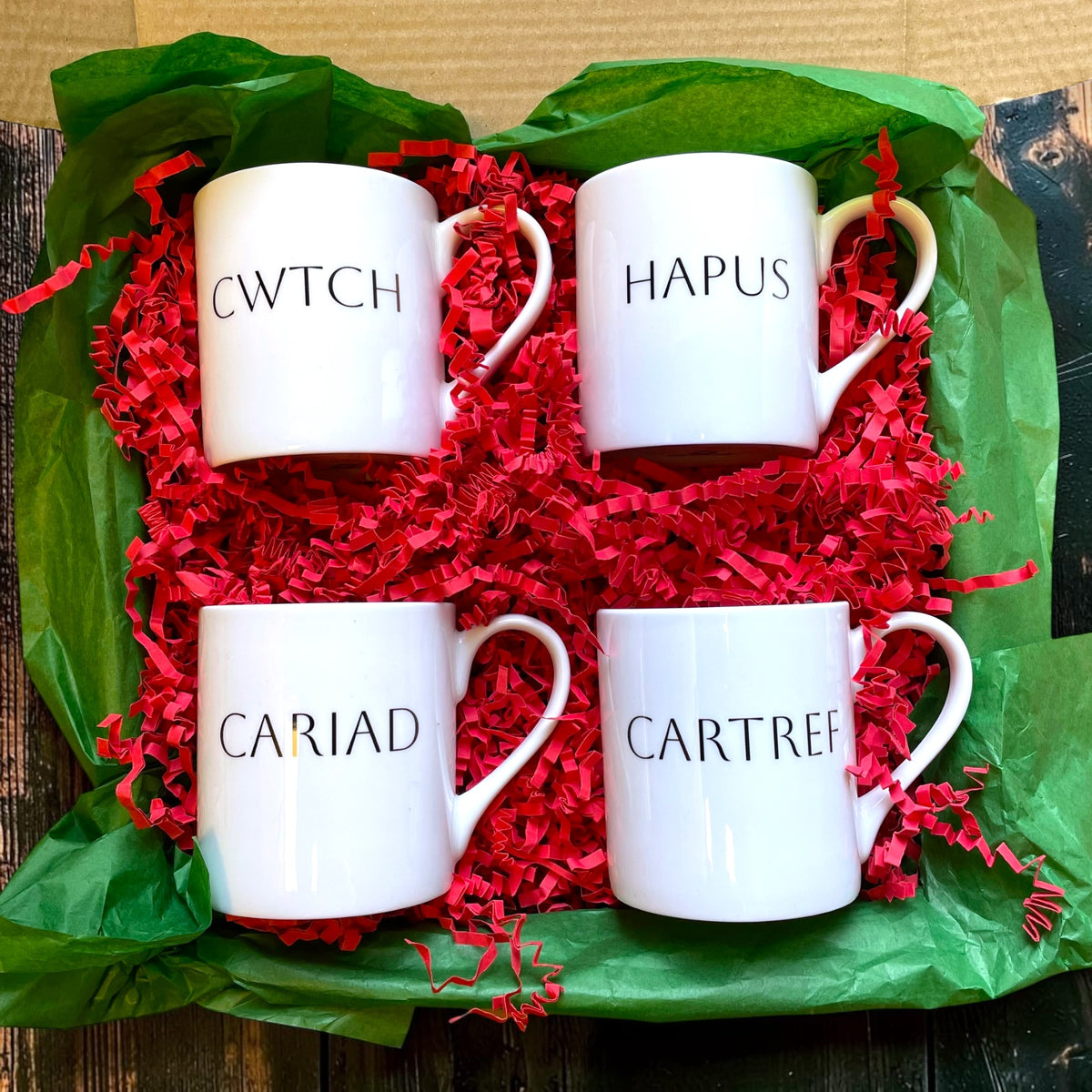 The Love Noun Bone China Mug Set