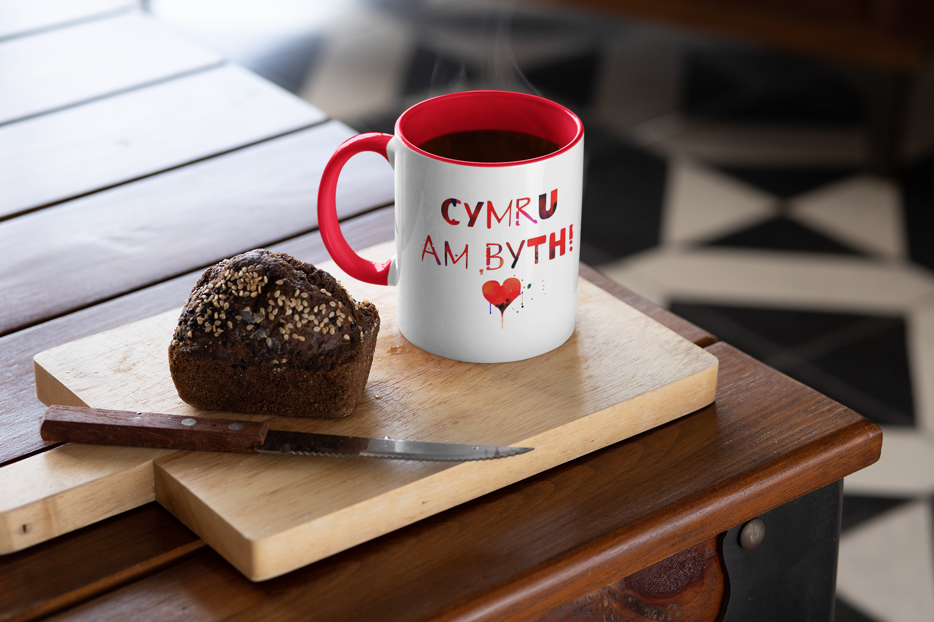 Cymru Am Byth The Welsh Red Dragon Mug