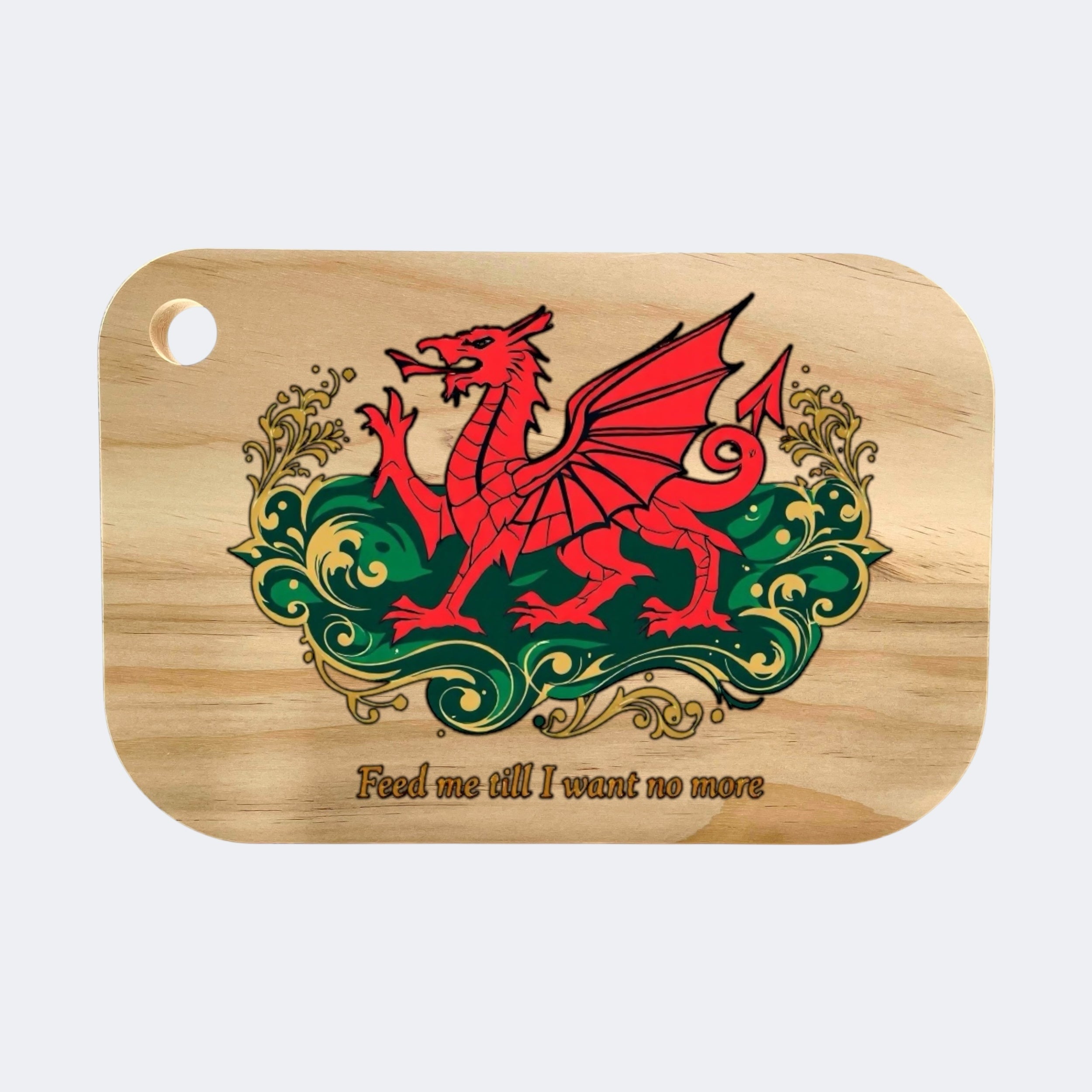 Feed Me Till I Want No More Chopping Board