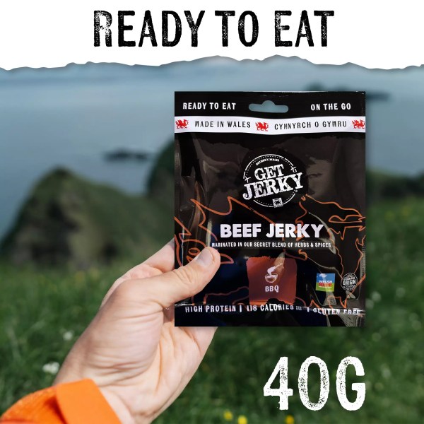 Trailhead Get Jerky BBQ Beef Jerky - 40g