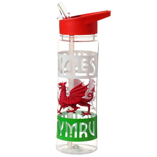 Wales Cymru Welsh Dragon 550ml Water Bottle